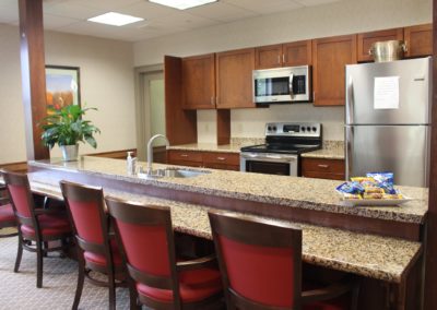 Community kitchen at The Pines Senior Living and Memory Care in Clarks Summit