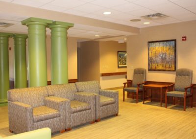 Sitting area at Evergreen community in The Pines Senior Living and Memory Care in Clarks Summit