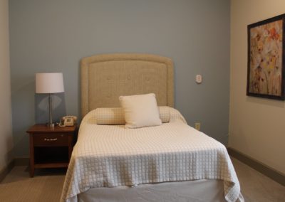 Evergreen suit bed at The Pines Senior Living and Memory Care in Clarks Summit