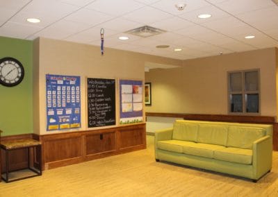 Activities area at Evergreen community in The Pines Senior Living and Memory Care in Clarks Summit