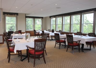 Large dining room other view at The Pines Senior Living and Memory Care in Clarks Summit