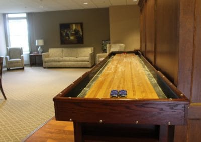 Game area at The Pines Senior Living and Memory Care in Clarks Summit