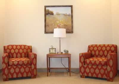 Sitting area at The Pines Senior Living and Memory Care