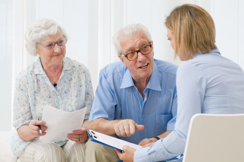 Discussing elder care and memory care